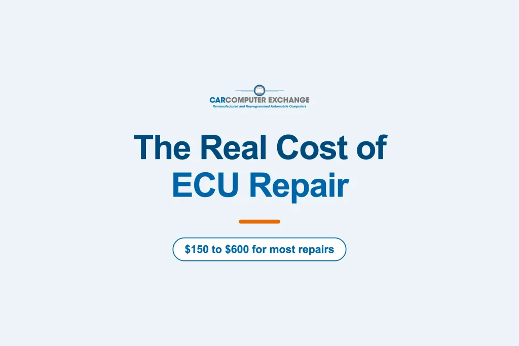 ECU repair cost breakdown - Car Computer Exchange
