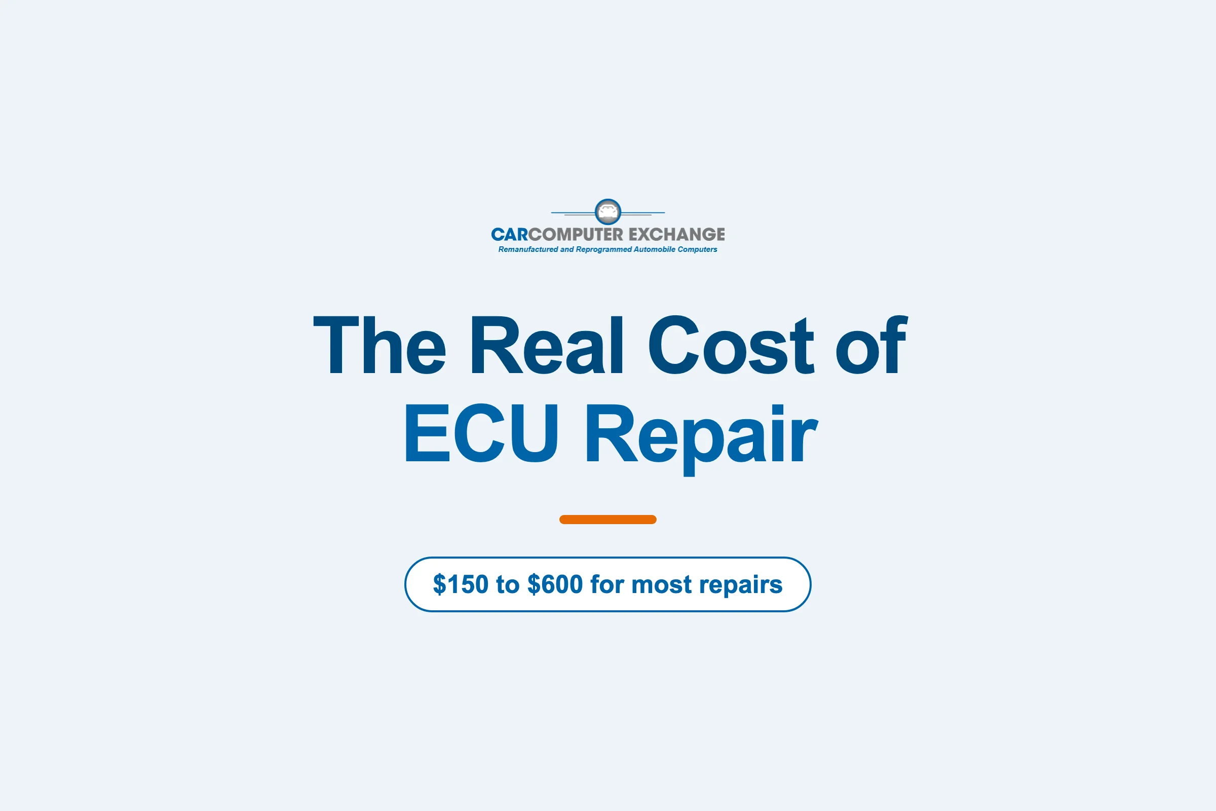 ECU repair cost breakdown - Car Computer Exchange