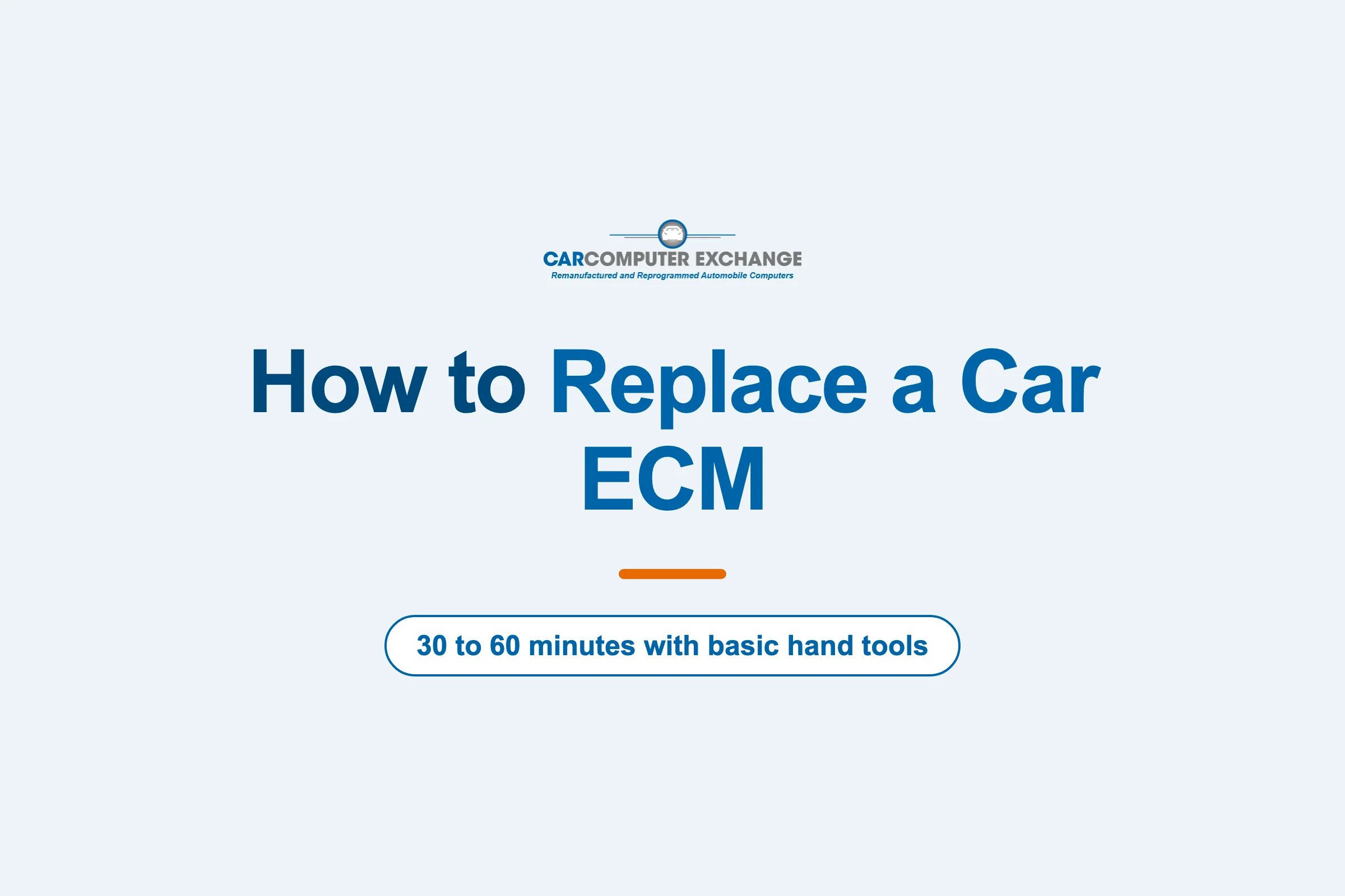 How to replace a car ECM - Car Computer Exchange