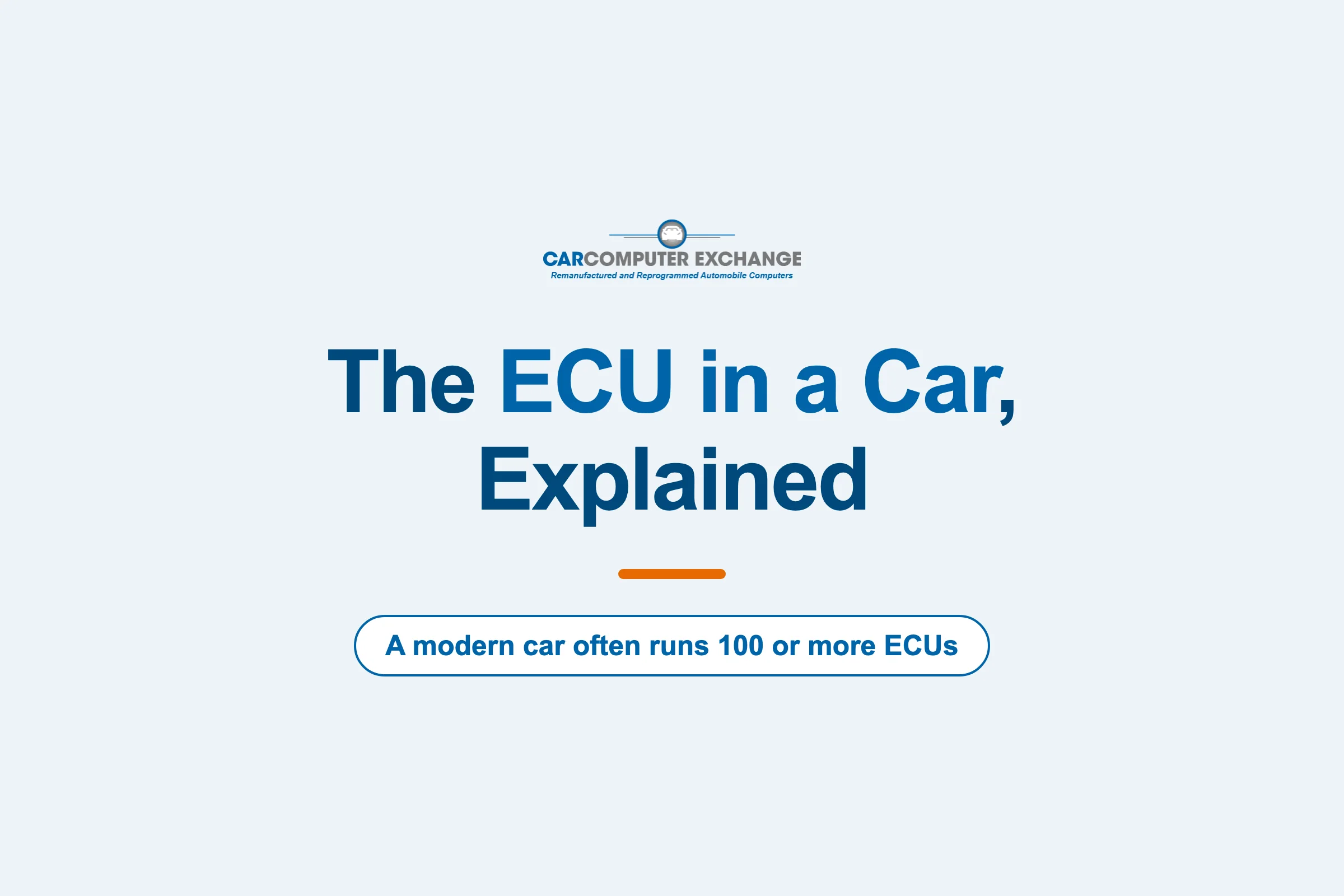 What is an ECU in a car: the ECU in a car, explained